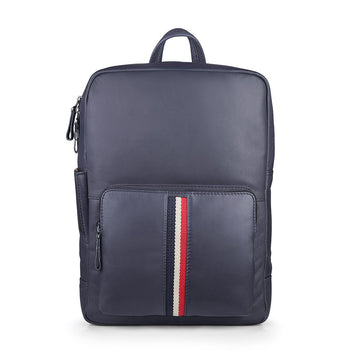Texan Stripe Leather Laptop Backpack