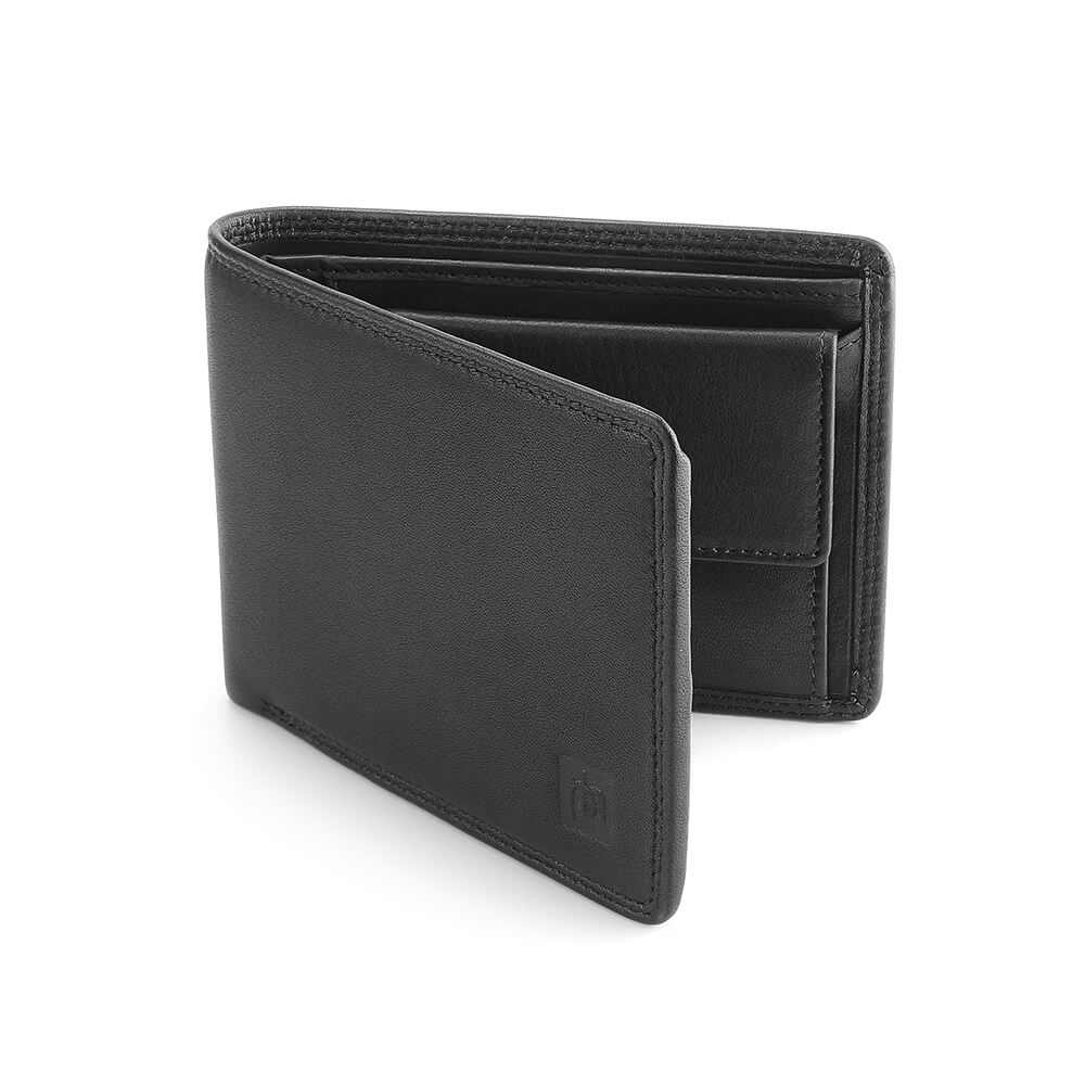 Trifold Luxury Leather Wallet with RFID Washington