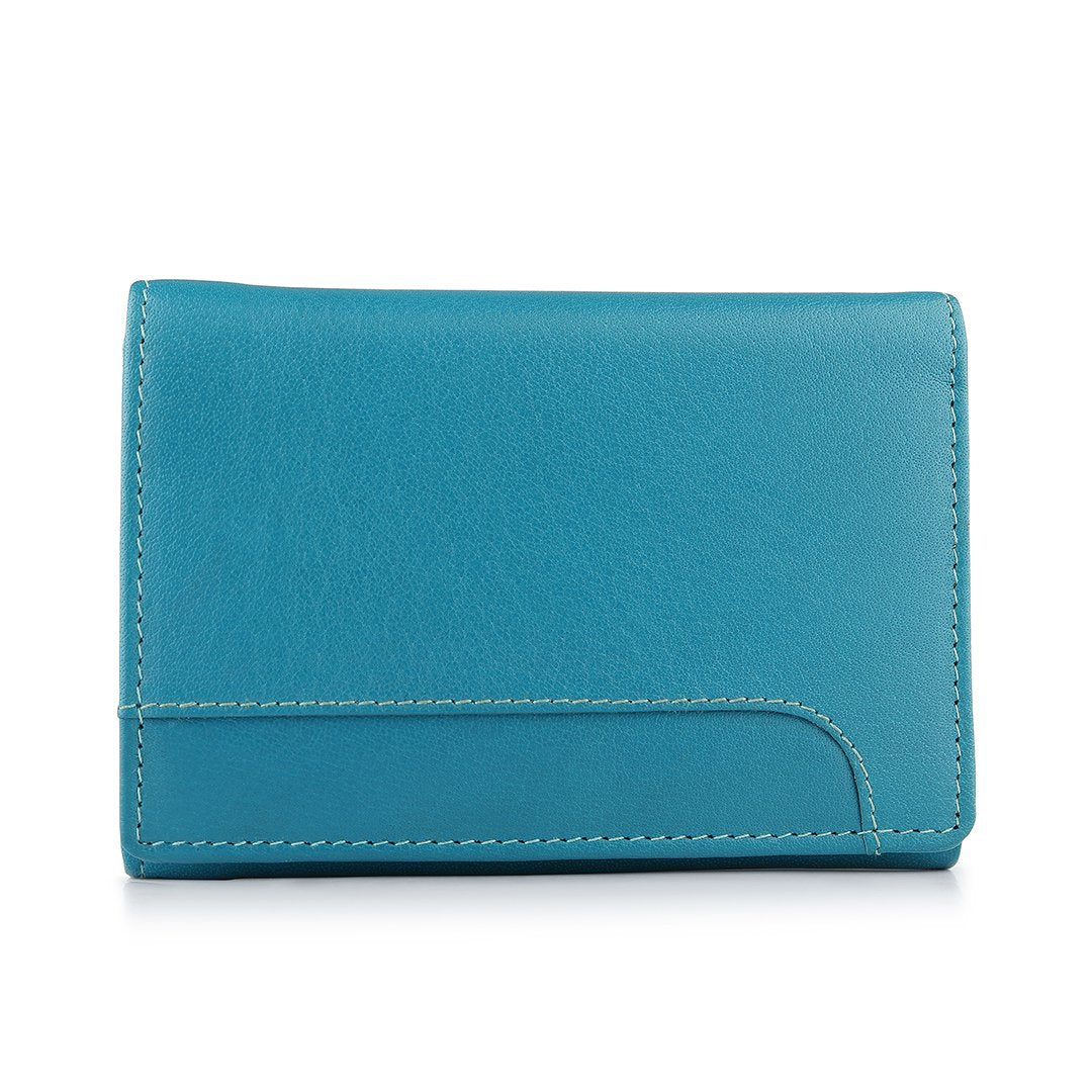 Velura Clip Frame Trifold Purse