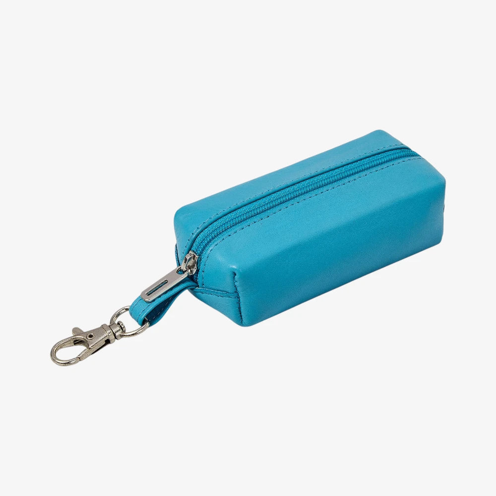 Miami Zip Leather Key Pouch