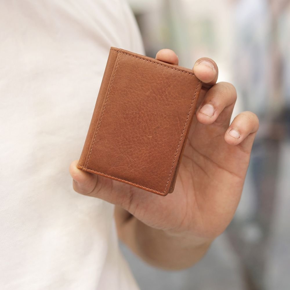 Tuscan Mens Credit Card Holder 2218 Chestnut (5)
