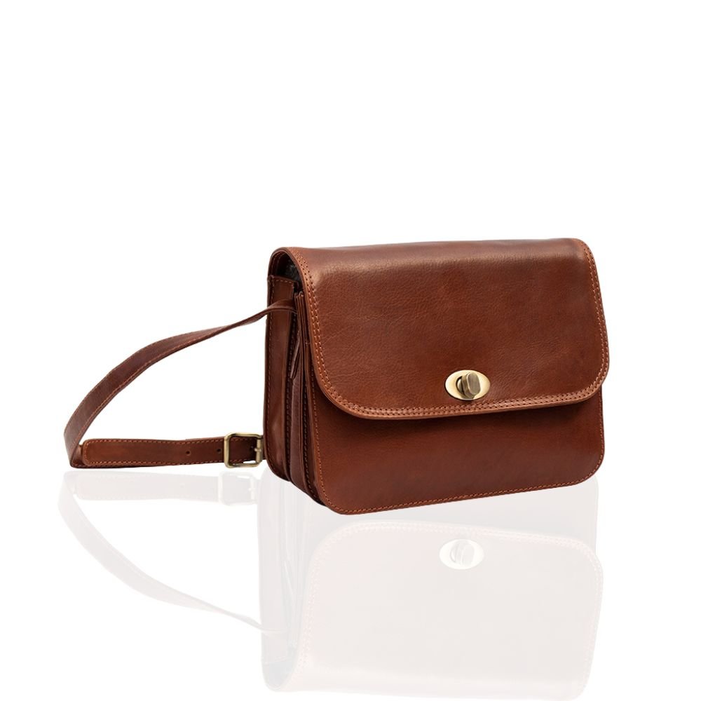 Triple Compartment Handbag - Bianca Tuscan