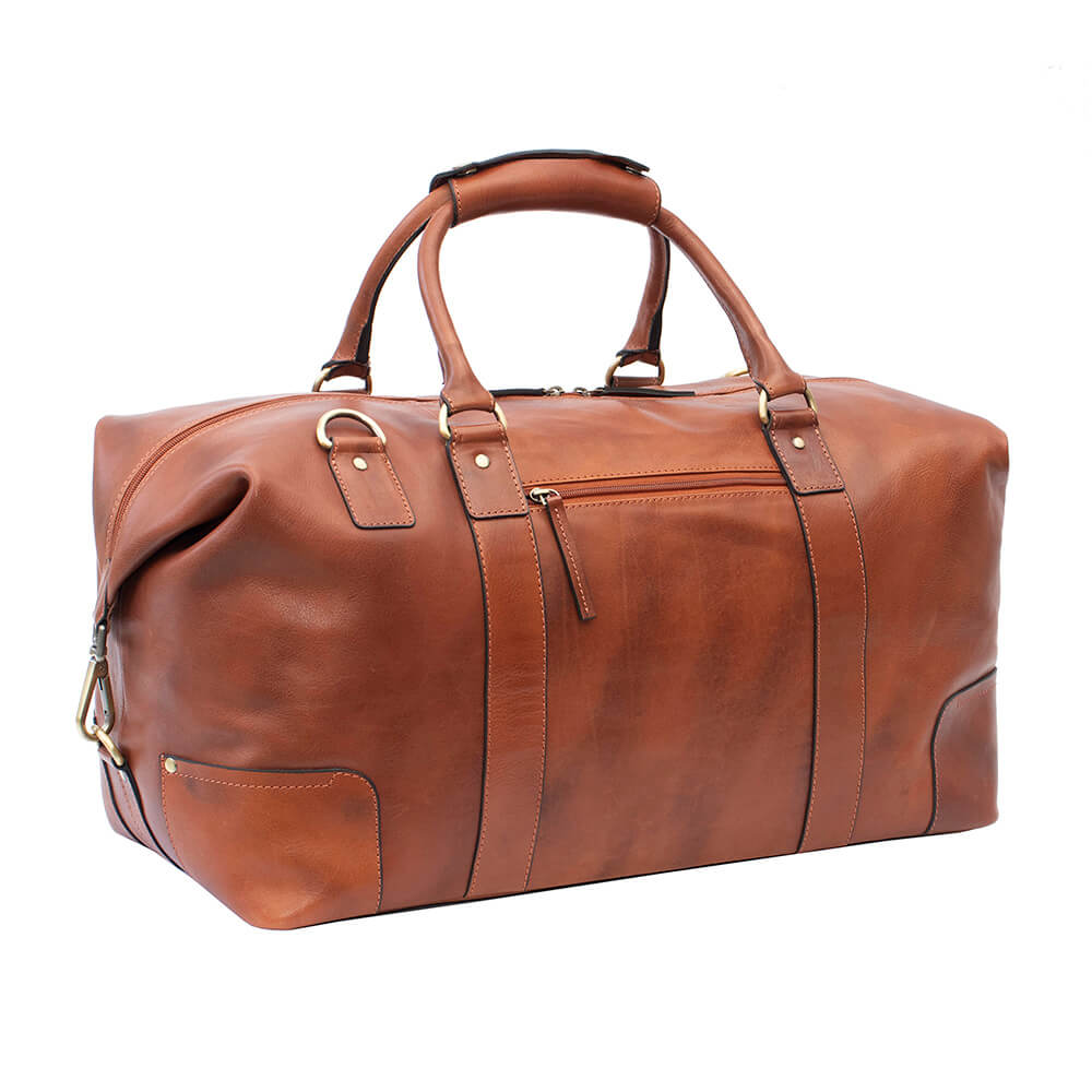 Leather Holdall Vintage Style Duffle Bag Ridgeback
