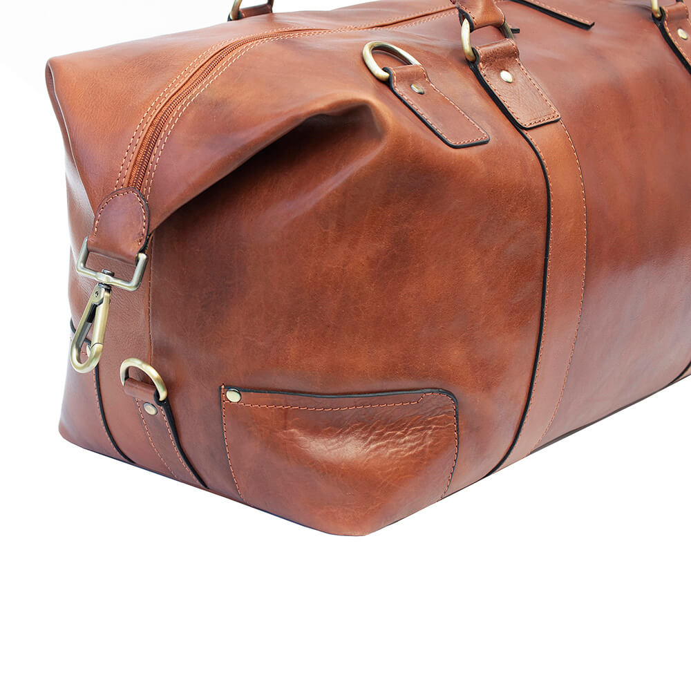 Leather Holdall Vintage Style Duffle Bag Ridgeback