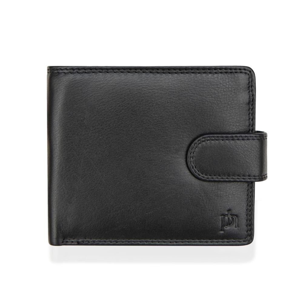 Washington Bifold Tab Fastener Leather Wallet