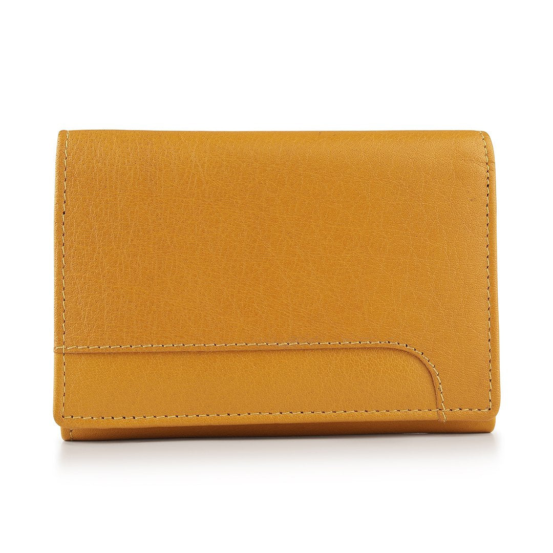 Velura Clip Frame Trifold Purse