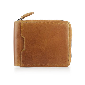 Zip Around Leather Wallet - Carlos Alperto