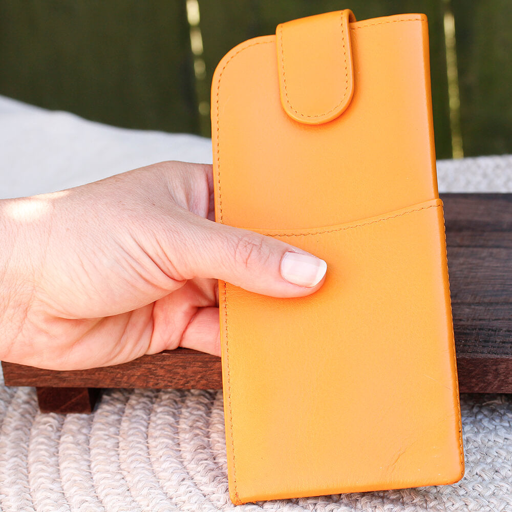 Personalised Leather Glasses Case