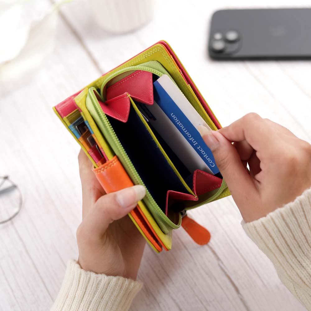 Women's Multi-Colour Leather Purse – Jasmine London