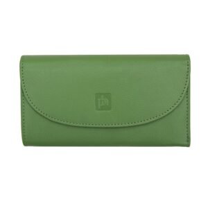 Ladies Envelope Purse. Green