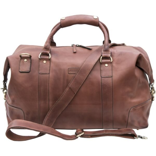 Ridgeback Vintage Holdall brown leather.