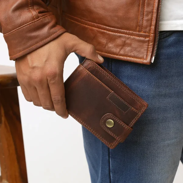 Brown Leather Wallet For Men