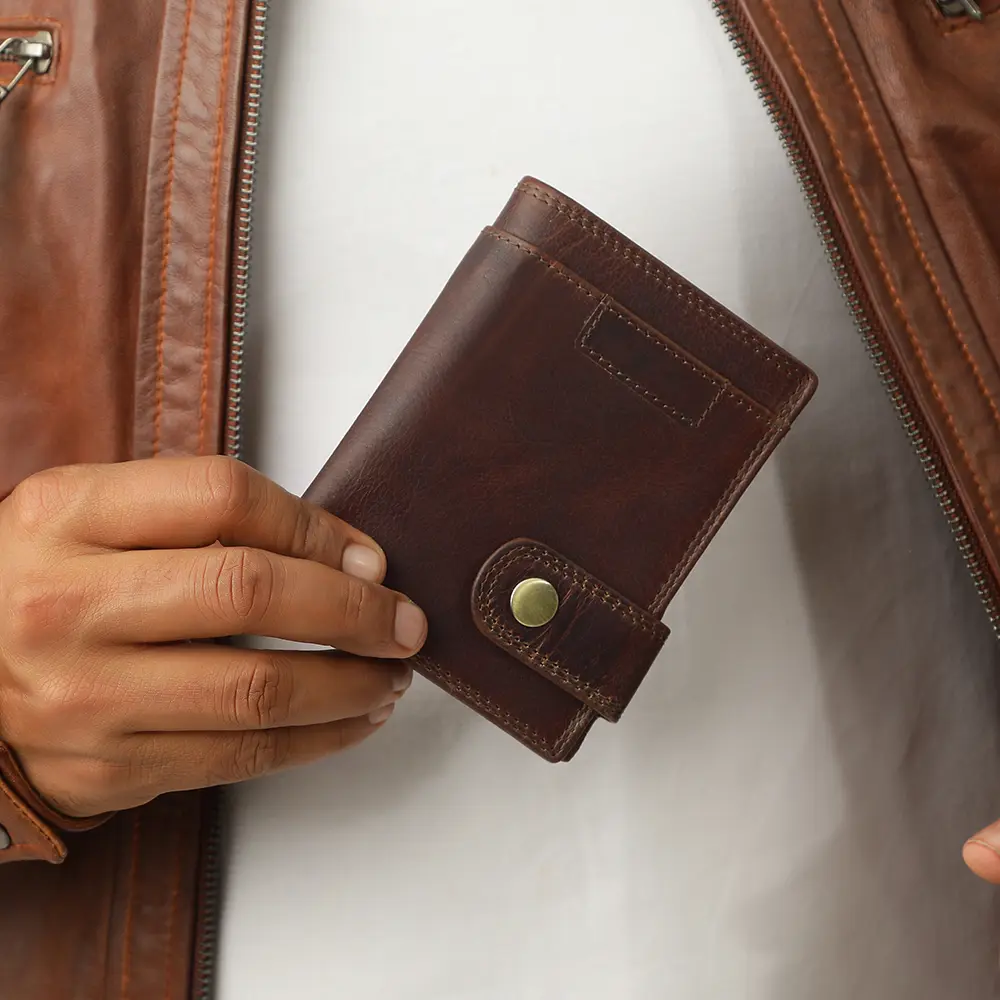 Brown Leather Wallet For men