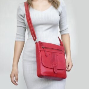 Red Leather Purse