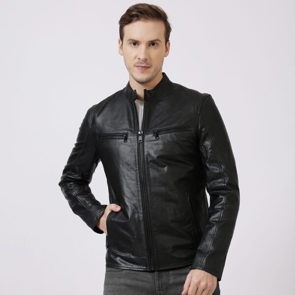 Mens leather jackets Moto Racer