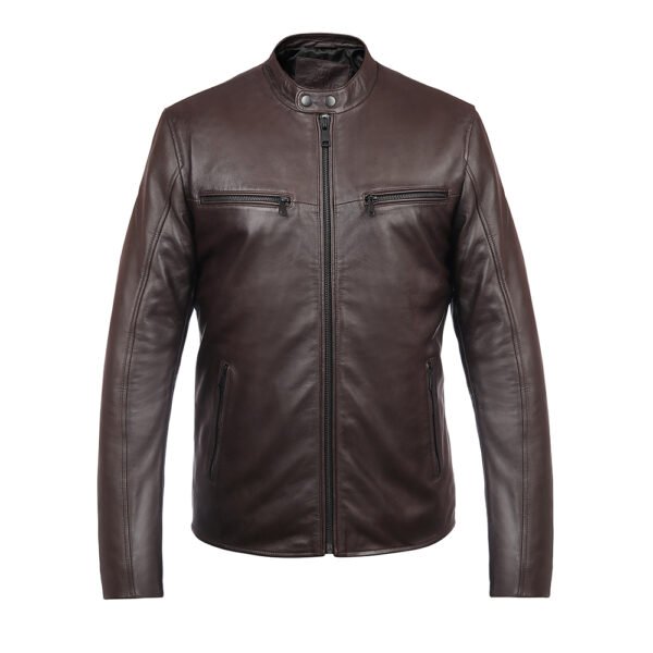 Mens Brown leather jackets