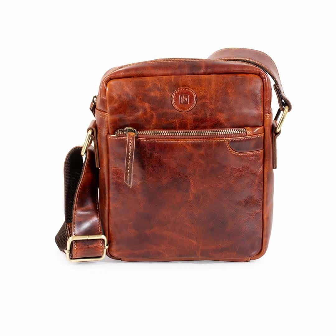 Mens leather cross body bag uk online