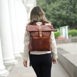 Real Leather Backpack