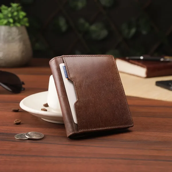 Brown leather Wallet for men