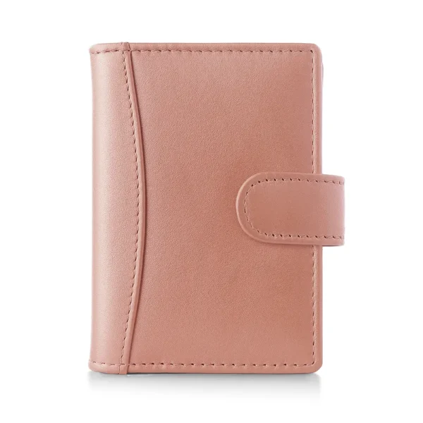 Rose Slim Soft Leather RFID Card Holder