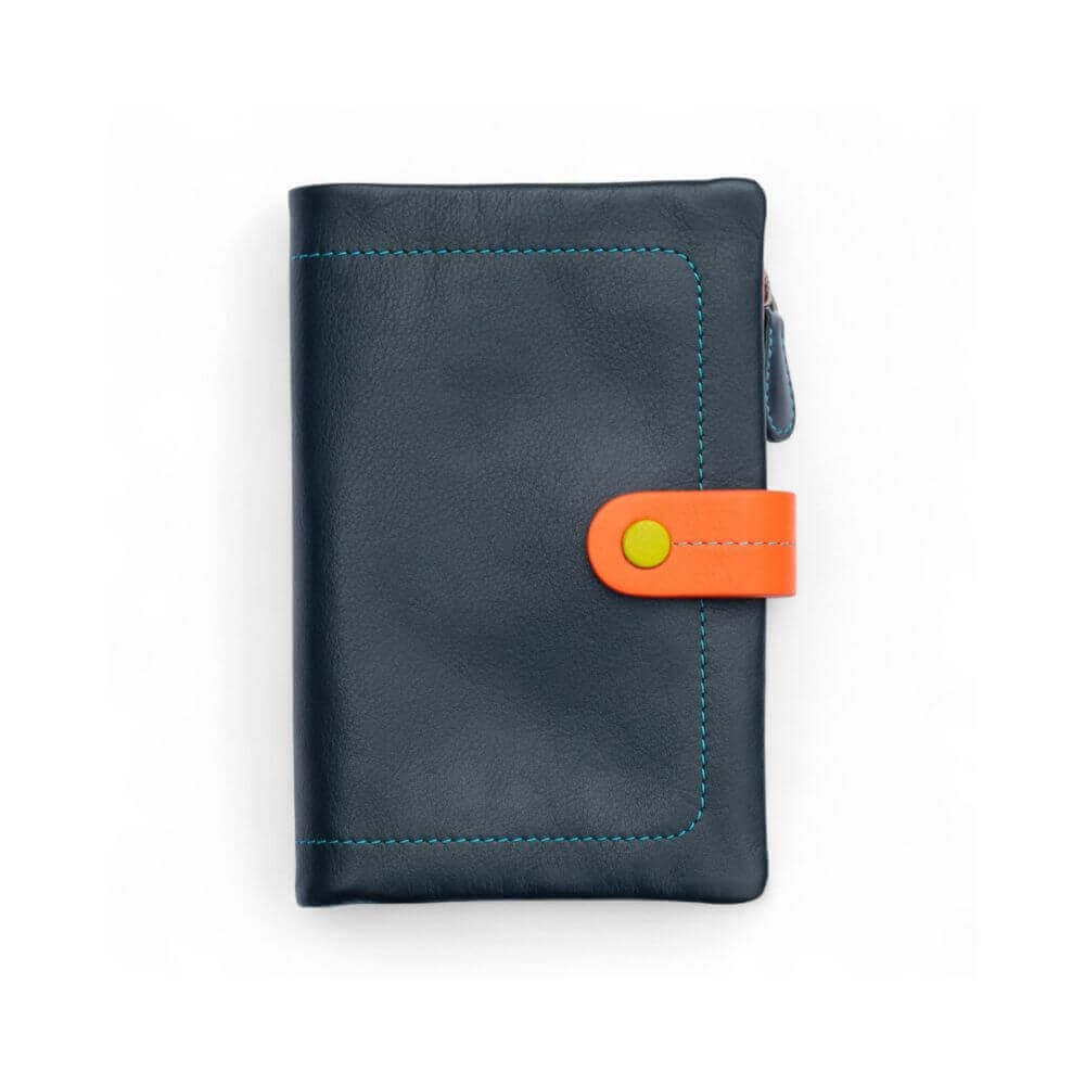 Multi Colour Soft Bifold Purse - Livia Capri