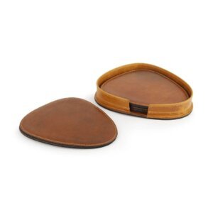 Leather Coaster Set Of 6 Reginald Mayfair